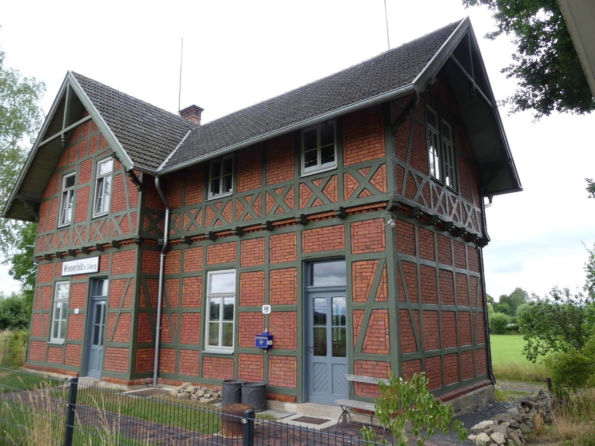 Ferienwohnung Bahnhof 1892 Meeder Zewnętrze zdjęcie
